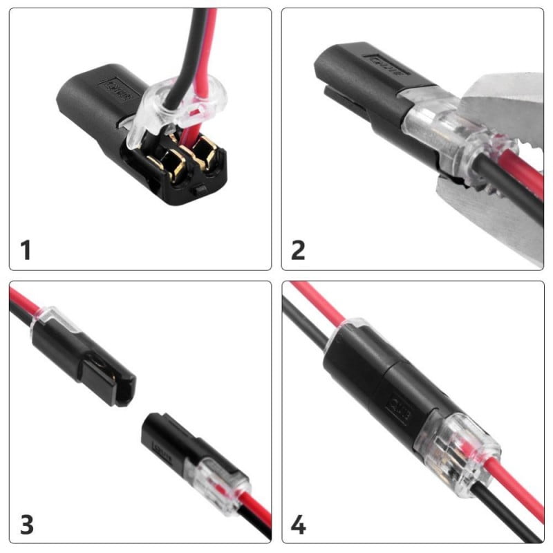 Conector 2 Pini Imbinare Rapida 22-20 AWG
