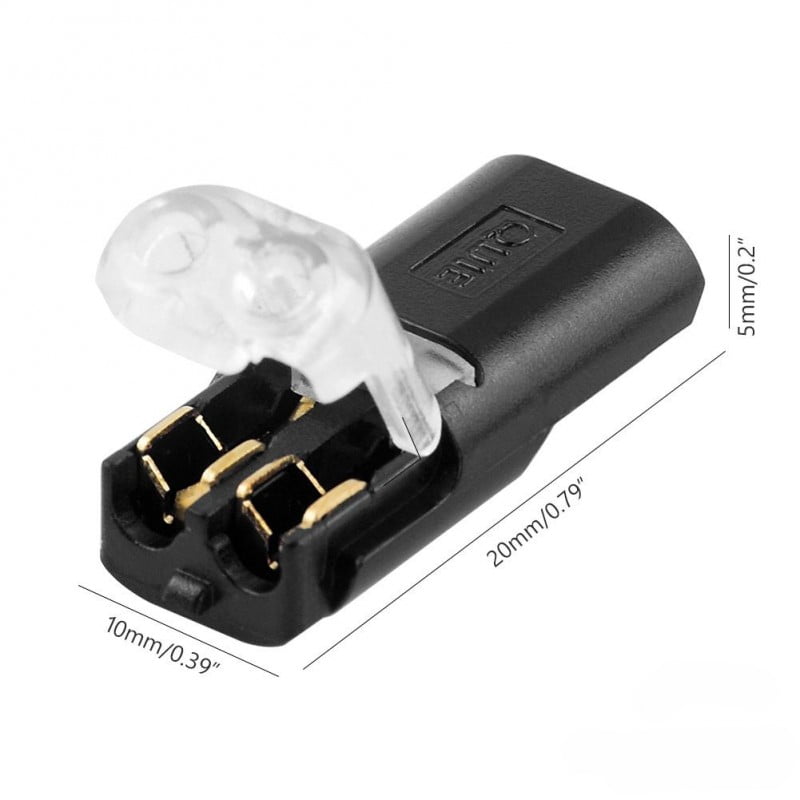 Conector 2 Pini Imbinare Rapida 22-20 AWG