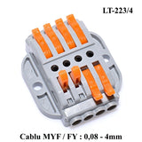 Conector Doza 4+4 Poli, ElectroAZ