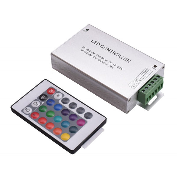 Controler Led RGB 12-24V Metal 24 Taste