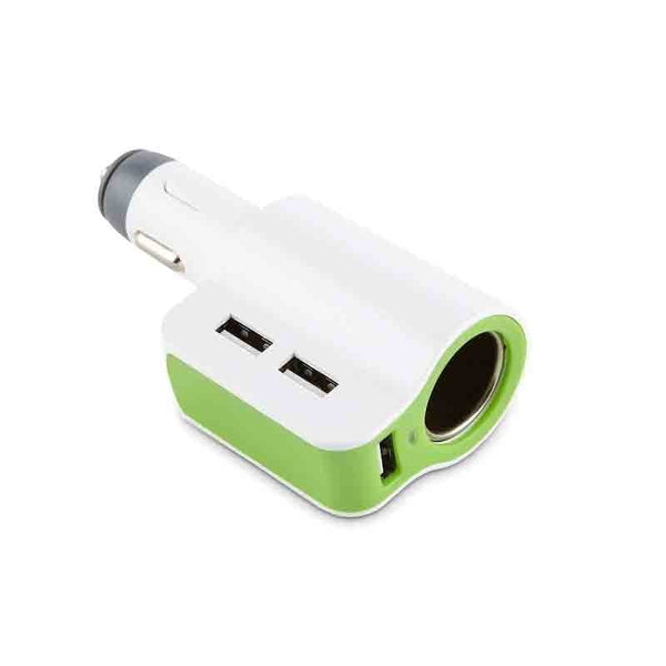 Incarcator Auto Tip Bricheta 3 X USB + Mufa Bricheta 3A