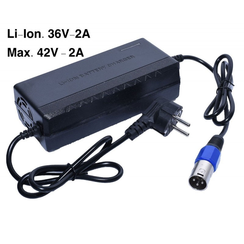 Incarcator Trotineta/Bicicleta Electrica Li-ion 36V-2A , Tip XLR