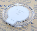 Incarcator Wireless de Telefon, Rotund, Plexiglass, Transparent