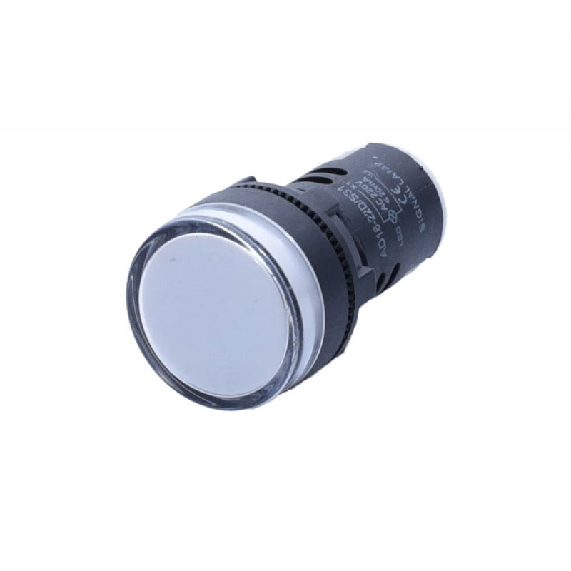Indicator Martor, Mat, 220V, 16A, 29x51mm, Alb