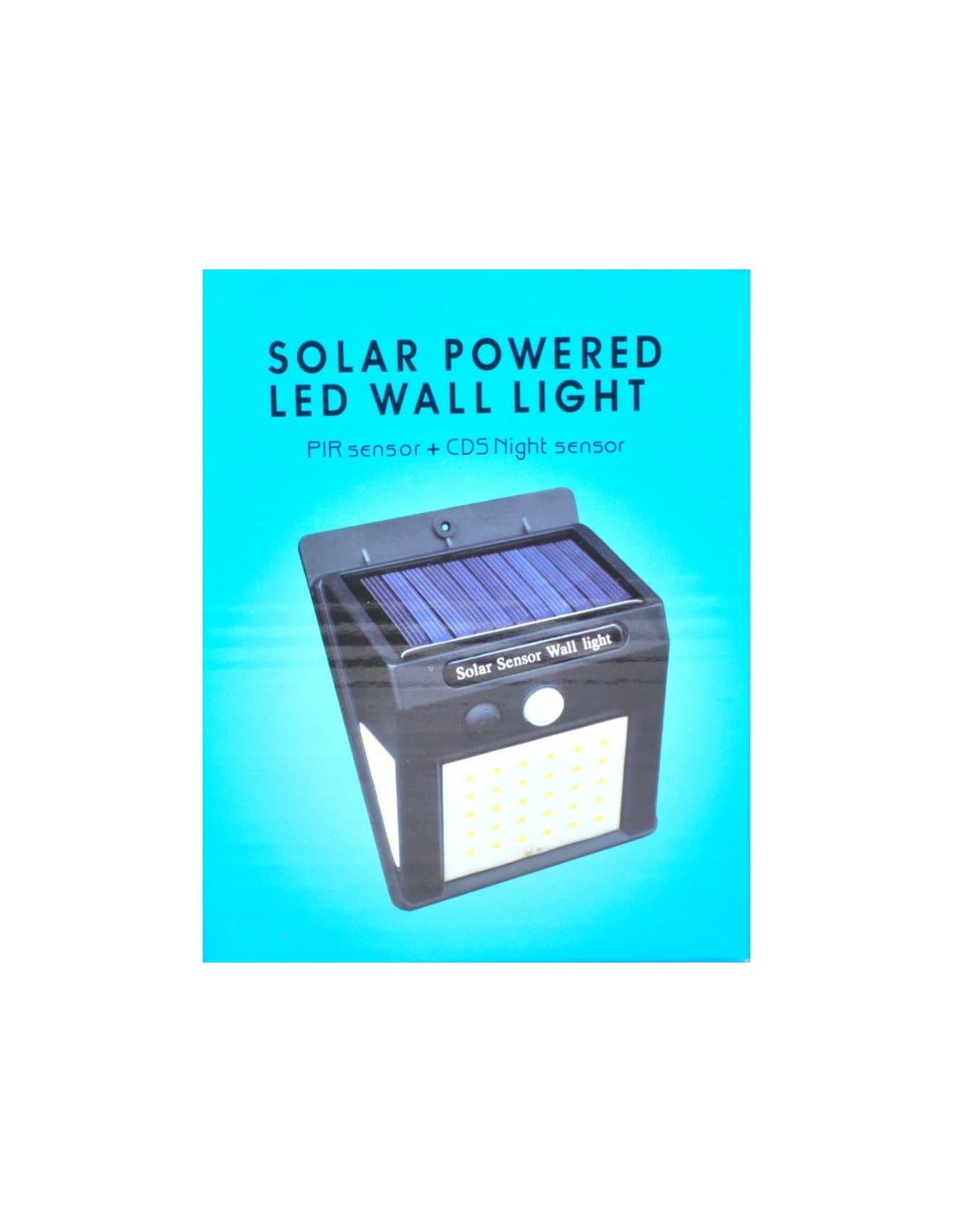 Lampa de Perete cu 40 Led si Incarcare Solara