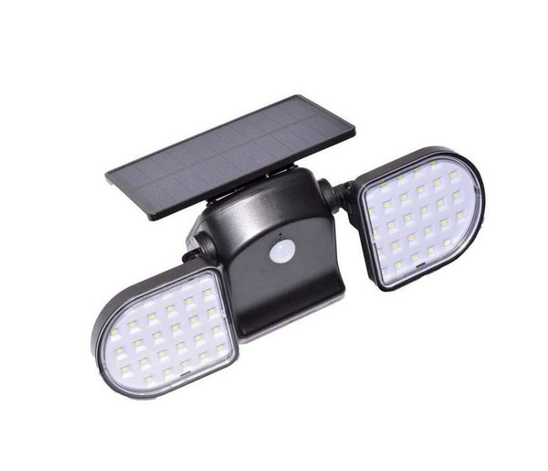 Lampa Solara Dubla cu Senzor 56 Led-uri