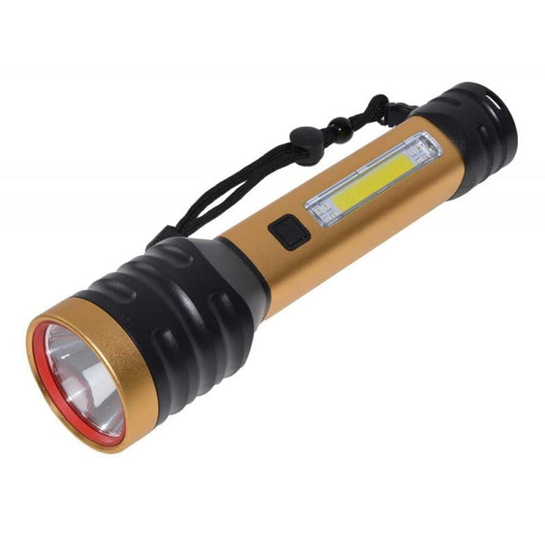 Lanterna 30W Led Cree XH-P50 + Led Cob