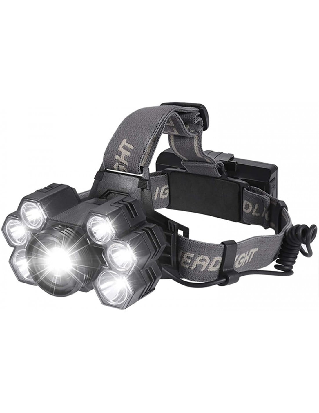Lanterna Frontala Premium cu 7 LED si Zoom