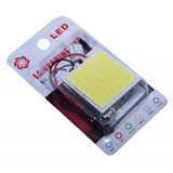 LED Auto COB Plafoniera, 48 Led, Lumina Alb-Rece, Adaptor Feston/T10, 8W