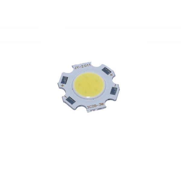 Led Cob 3W -11mm , Alb-Rece