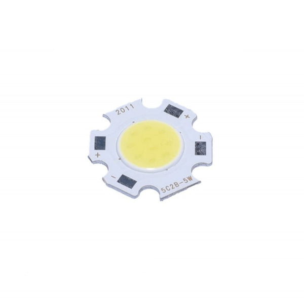 Led Cob 5W -11mm , Alb-Rece