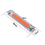 LED Cob cu 6 segmente Led, 58X13MM, 2W, Lumina Rosu