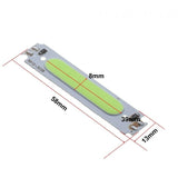 LED Cob cu 6 segmente Led, 58X13MM, 2W, Lumina Verde