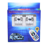 LED Auto RGB cu Telecomanda, Soclu Feston 31mm, Set 2 Buc