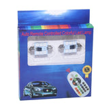 LED Auto RGB cu Telecomanda, Soclu Feston 39mm, Set 2 Buc