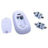 LED Auto RGB cu Telecomanda, Soclu Feston 39mm, Set 2 Buc