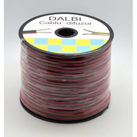 LSP-113/BR Cablu Difuzor Bifilar Rosu - Negru 2 X 1 100M/Rol