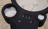 Lupa de mana cu led, lupa 3 x 10,20,65mm MG-L600600