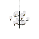 Lustra LED, Premium, IdealLux Italia, COPERNICO SP12 NERO