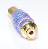 Mufa RCA Mama Gold-Albastru cu Arc