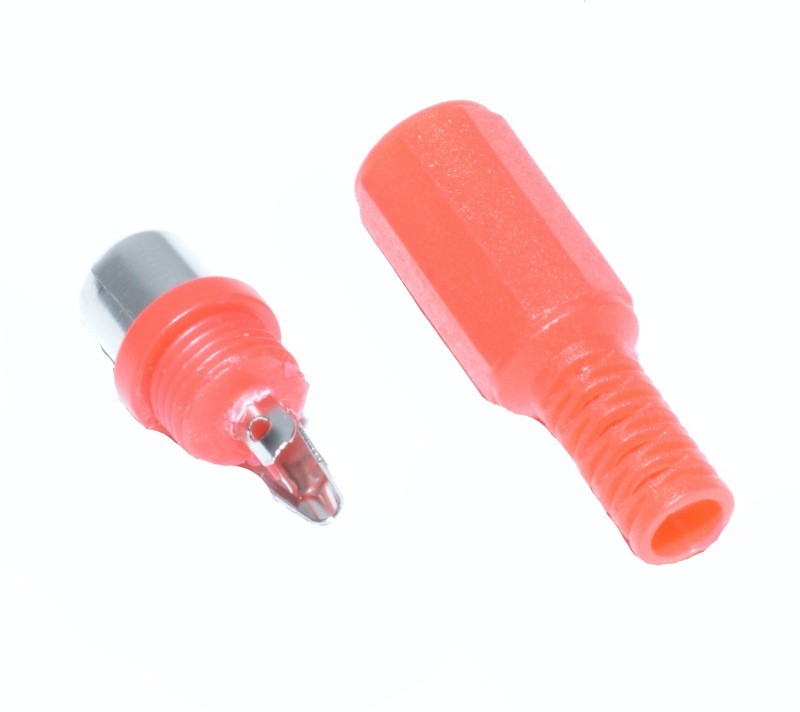 Mufa RCA Plastic Mama Rosu