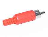 Mufa RCA Plastic Tata Rosu