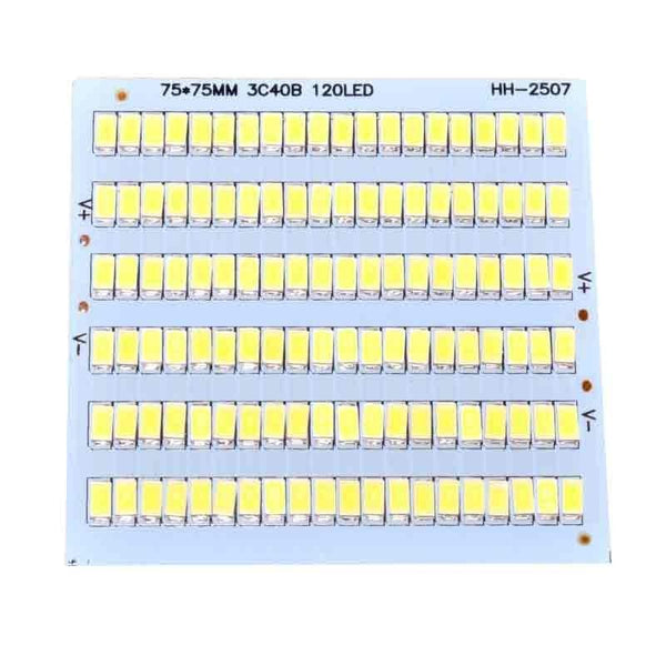 Placa cu Leduri Tip SMD 75 X 75 X 120 Buc 12V / Putere 100W