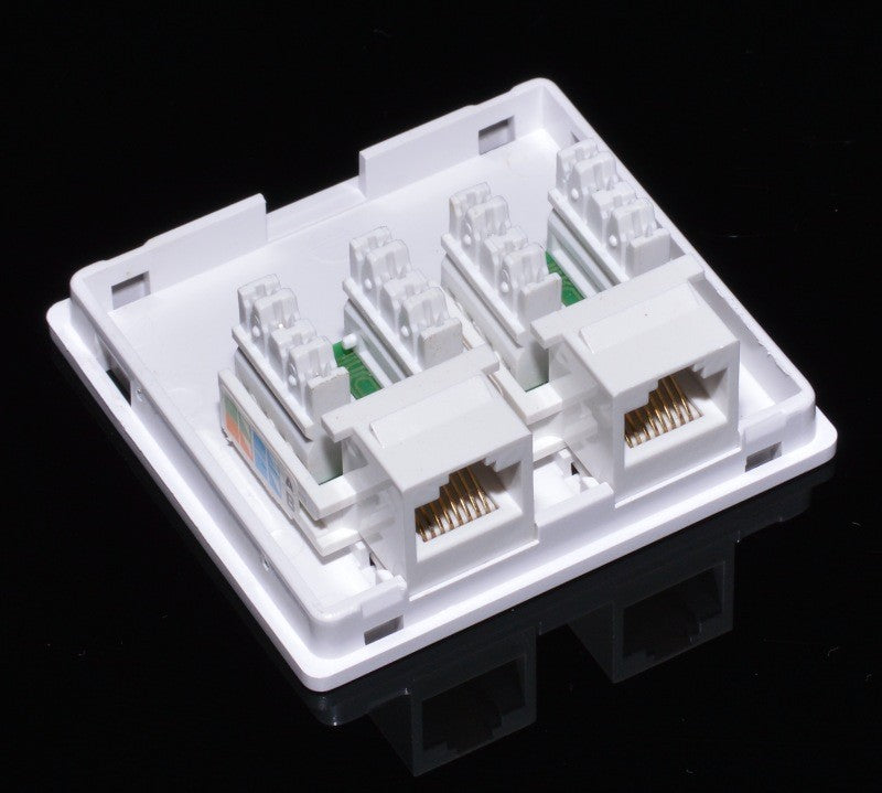 Priza Dubla de UTP 2 x 8P8C/CAT5