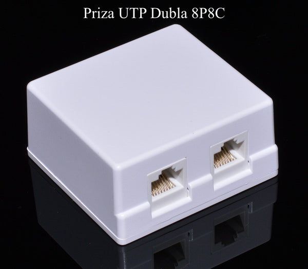 Priza Dubla de UTP 2 x 8P8C/CAT5