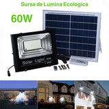 Proiector Solar Led 60W cu Telecomanda