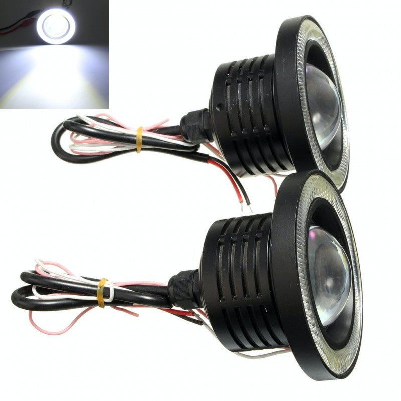 Set Proiectoare Auto LED Universale, 64MM / 10W / 3200LM