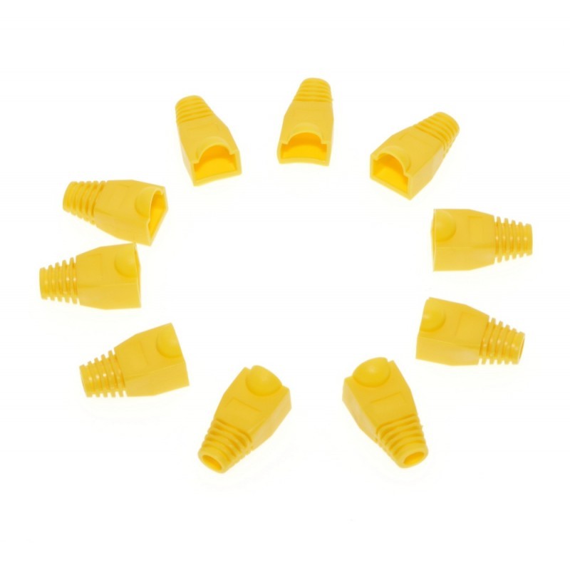 Protectie Mufa UTP RJ45 Galben, 100buc/set