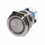 Push Buton 22mm/24V Led Alb