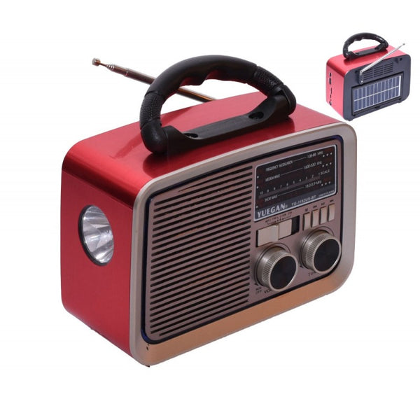 Radio MP3 cu Panou Solar YG-1182US-BT