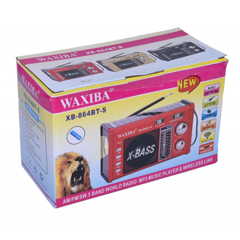 Radio cu Panou Solar si Lanterna XB-864