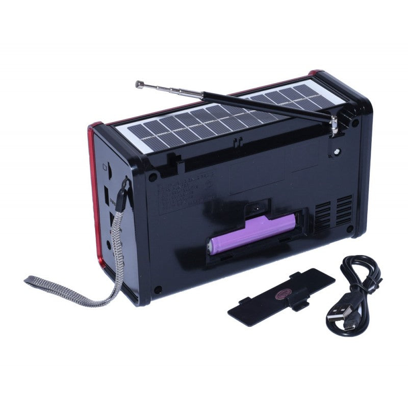 Radio cu Panou Solar si Lanterna XB-864