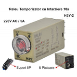 Releu de Timp H3Y-2 Mini cu Intarziere 10S, 220VAC - 8P