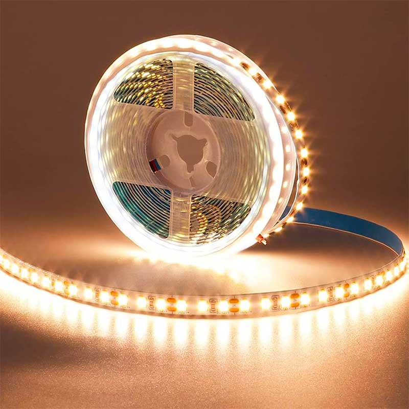 Banda LED 12V, Lumina Aurie, 120 LED/m, IP20, Rola 5 Metri, ClassLights