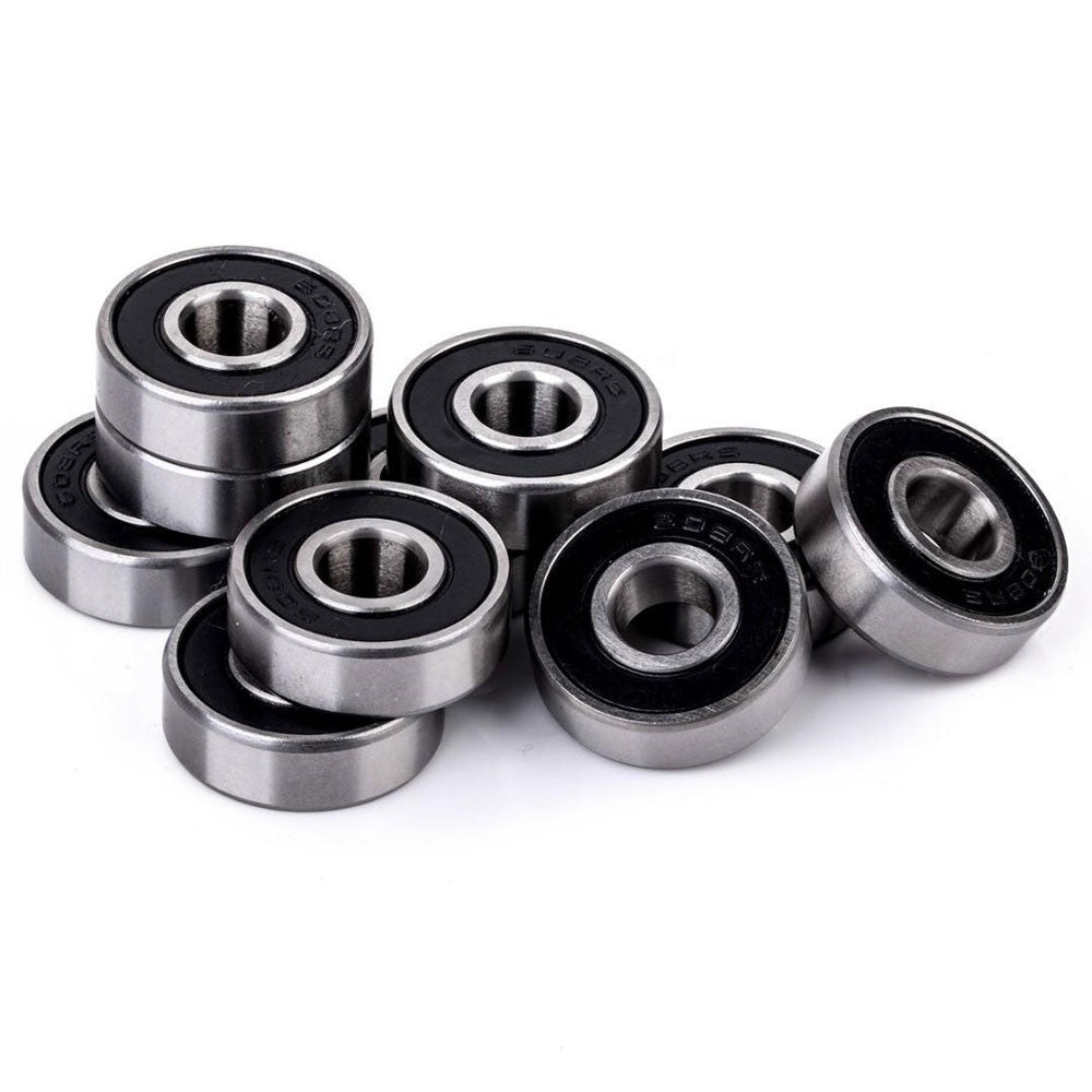 Set 10x Rulmenti Model 608 2RS, Otel cu carcasa plastic