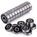 Set 10x Rulmenti Model 608 2RS, Otel cu carcasa plastic