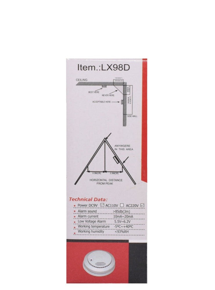 Senzor de Fum cu Alarma LX98D