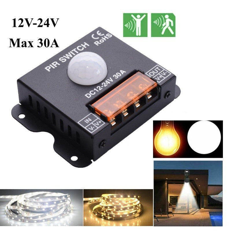 Senzor PIR-30 Comutator Miscare 24V/30A