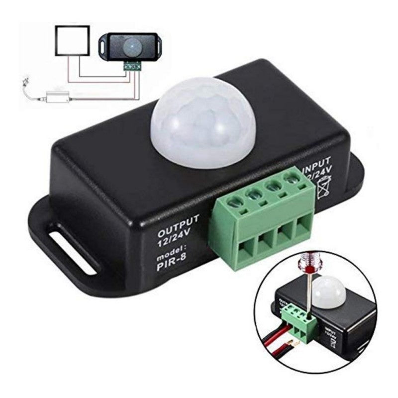 Senzor PIR-8 Comutator Miscare 24V-6A