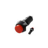 Intrerupator Push Rosu cu Retinere 3A