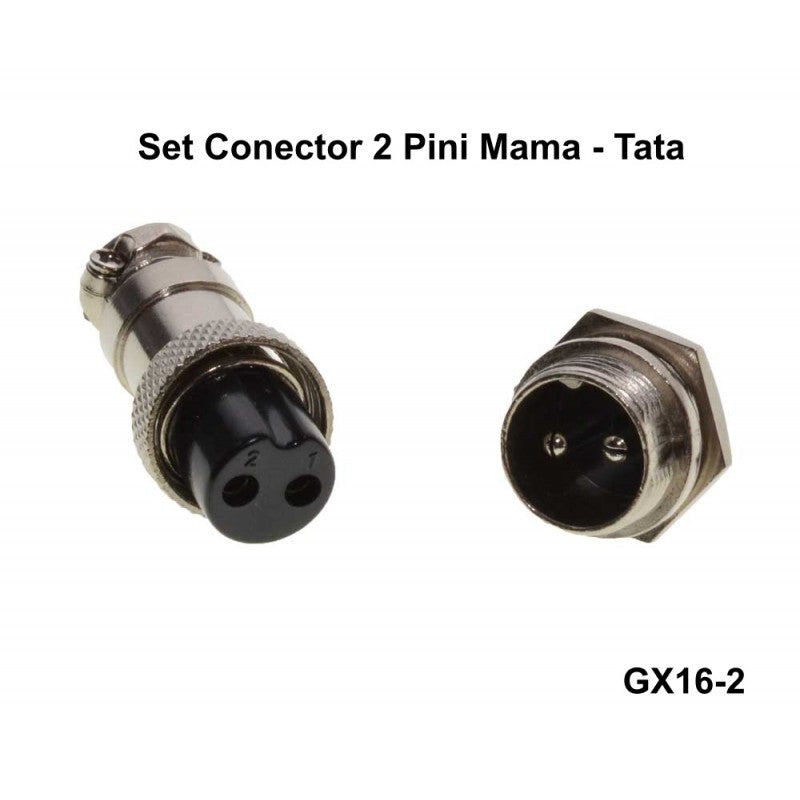 Set Conector 2 Pini Tip Aviator