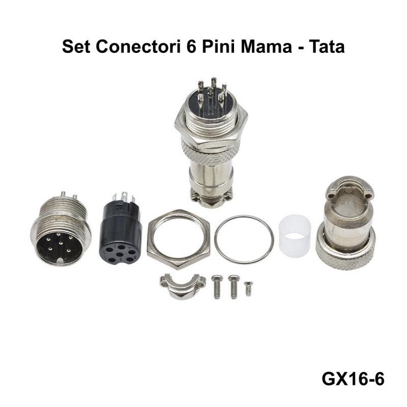 Set Conector 6 Pini Tip Aviator