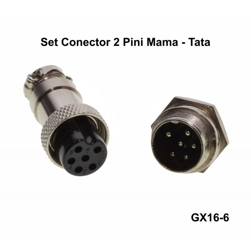 Set Conector 6 Pini Tip Aviator