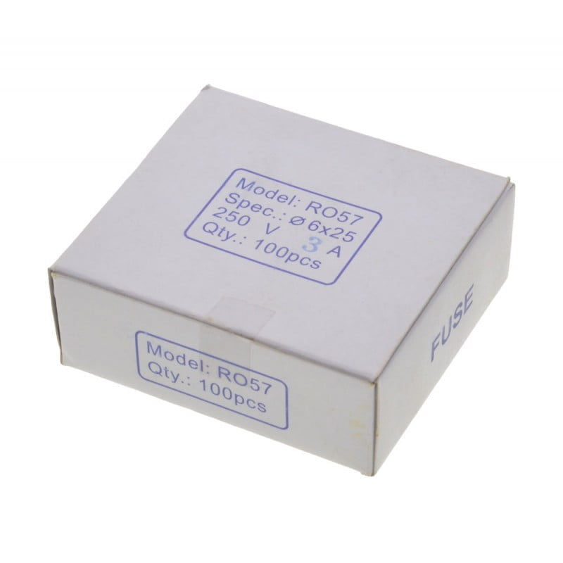 Siguranta Rapida 6X25MM de Ceramica 8A / 100Buc