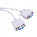 Spliter VGA Tata - 2 VGA Mama/Alb