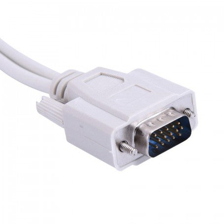 Spliter VGA Tata - 2 VGA Mama/Alb